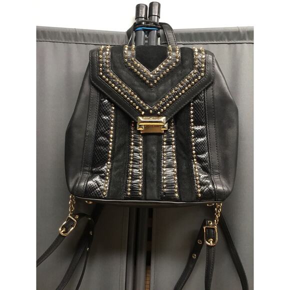 Michael Kors Whitney Medium Backpack in Luxe Black Leather $358 - Picture 1 of 10